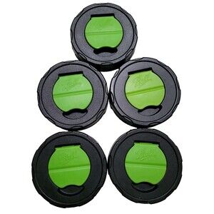 Set of 5 Genuine Ball Herb Shaker Caps Stay-Open Lid Design Spices Jar